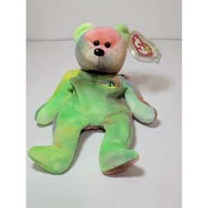 "Peace" the Bear Ty Beanie Baby (Pat.1996)